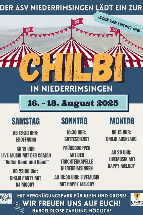 Niederrimsinger Chilbi - Breisach - 16.08.2025 18:30