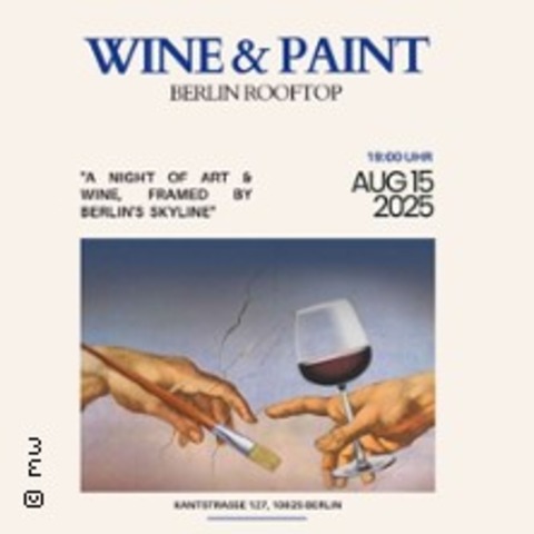 Wine & Paint x Berlin Rooftop - BERLIN - 15.08.2025 19:00