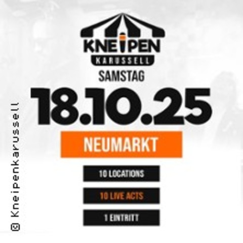 Kneipenkarussell Neumarkt - NEUMARKT - 18.10.2025 19:00