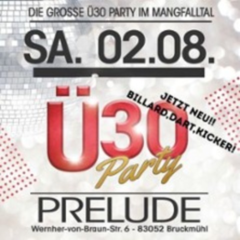 30 Party - BRUCKMHL - 02.08.2025 21:00