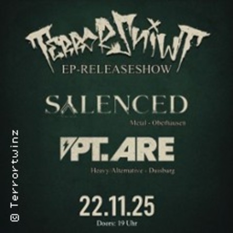 Terrortwinz feat. PT.ARE & Other Mind - DUISBURG - 22.11.2025 19:00