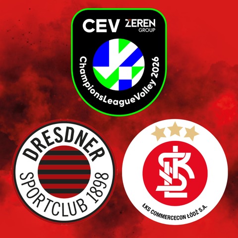 DRESDNER SC - LKS Commercecon LODZ (POL) - Dresden - 28.01.2026 19:00