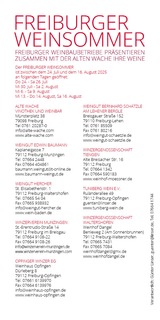 Freiburger Weinsommer - Freiburg - 24.07.2025 18:00