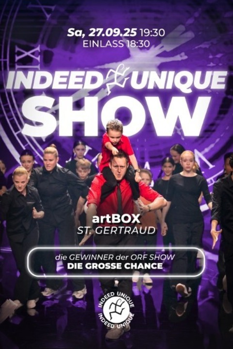 Indeed Unique - Show Samstag - St. Getraud - 27.09.2025 19:30