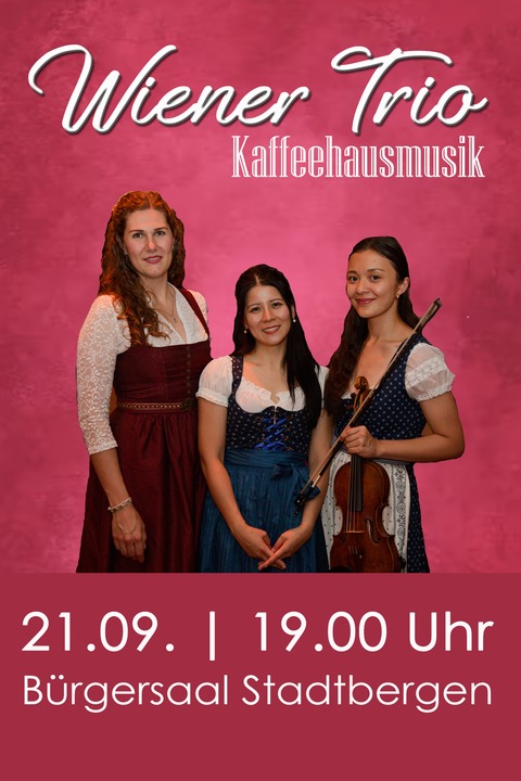 Wiener Trio: Kaffeehausmusik - Stadtbergen - 21.09.2025 19:00