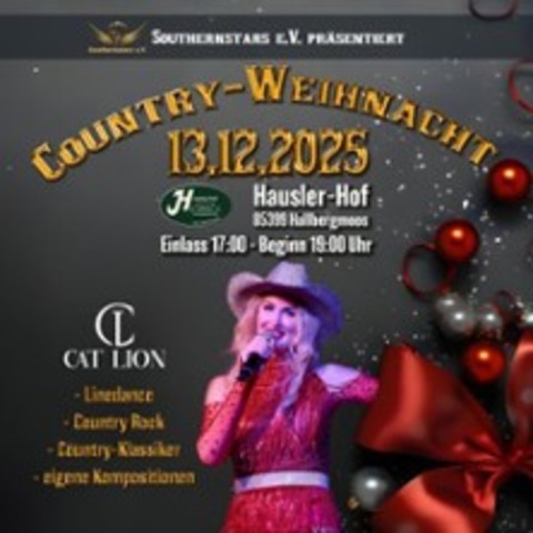 Country Weihnacht 2025 - HALLBERGMOOS - 13.12.2025 17:00