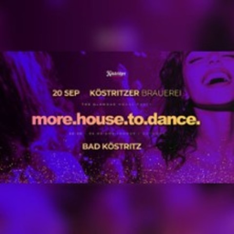 More.House.to.Dance - BAD KSTRITZ - 20.09.2025 21:00