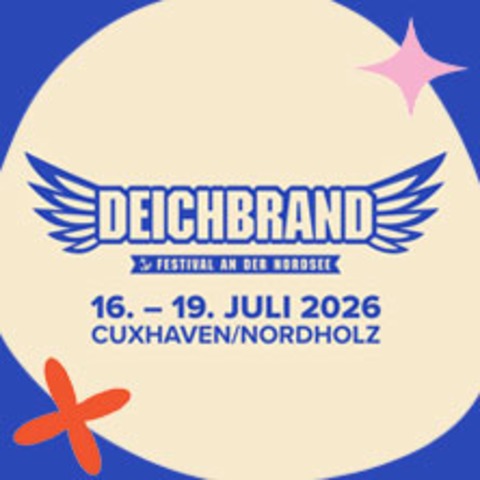 All Days + Camping - DEICHBRAND Festival 2026 - CUXHAVEN/NORDHOLZ - 16.07.2026 12:00