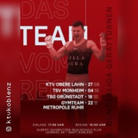 KTV Koblenz - Gymteam Metropole Ruhr - KOBLENZ - 22.11.2025 18:00