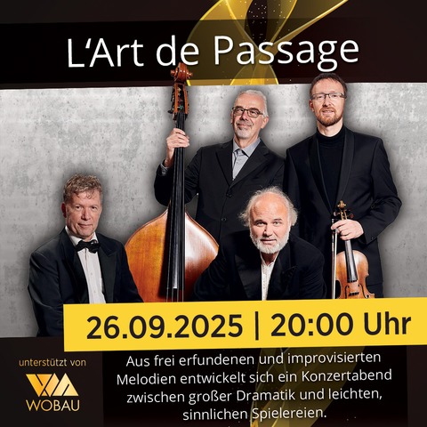 L'Art de Passage - Magdeburg - 26.09.2025 20:00