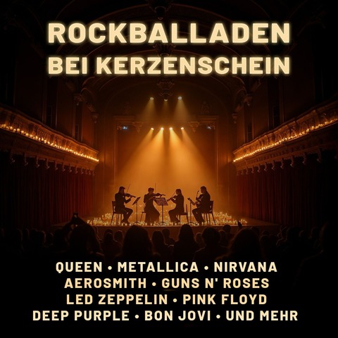 Rockballaden bei Kerzenschein - Streichquartett - Dietzenbach - 07.02.2026 19:00