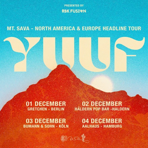 YUUF - Mt. Sava Tour 2025 - HAMBURG - 04.12.2025 20:00