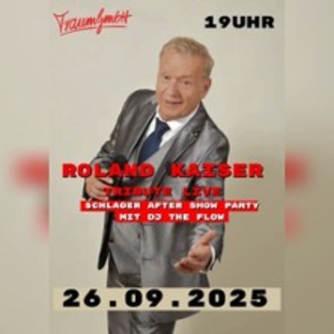 Schlagernacht mit Roland Kaiser Double - KIEL - 26.09.2025 19:00