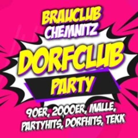 Dorfclub Party Chemnitz - CHEMNITZ - 28.11.2025 22:00