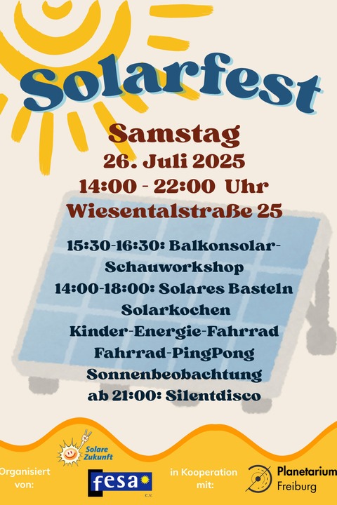 Solarfest - Freiburg - 26.07.2025 14:00