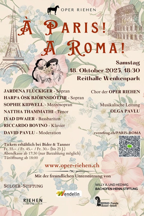 Chor der Oper Riehen - Riehen - 18.10.2025 18:30