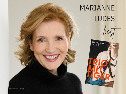 Marianne Ludes liest: Trio mit Tiger - BUCHPREMIERE - moderiert von Denis Scheck - Berlin - 06.09.2025 19:00