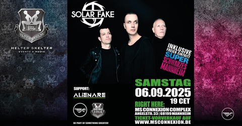Solar Fake - inkl. Super Schwarzes Mannheim - Mannheim - 06.09.2025 19:00