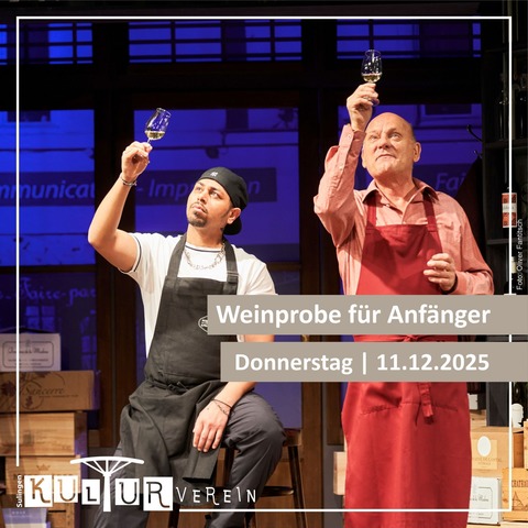 Weinprobe fr Anfnger - Eine warmherzige und schlagfertige Komdie - Sulingen - 11.12.2025 19:30