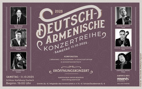 Erffnungskonzert - Karlsruhe-Durlach - 11.10.2025 19:00