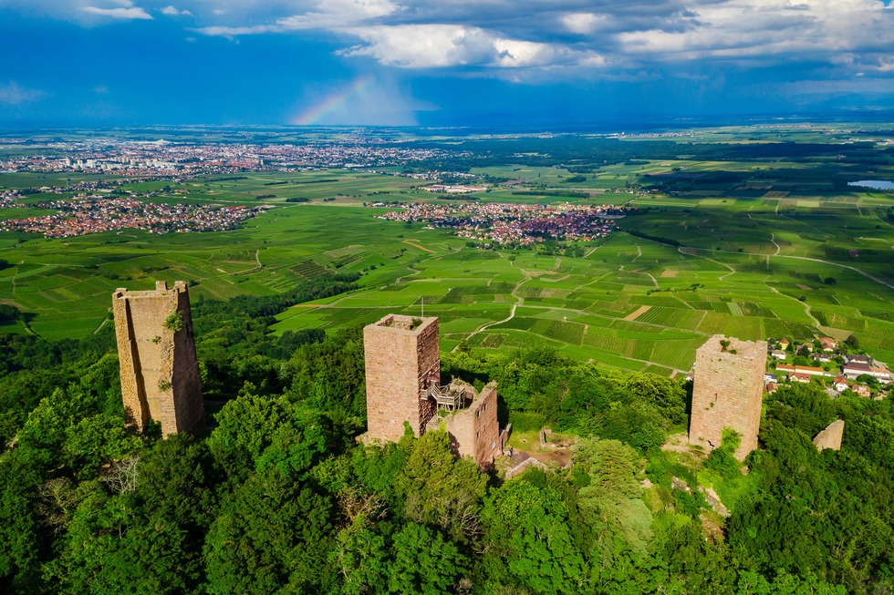 Drei Egsen (Drei Burgen von Eguisheim) - Husseren-les-Chteaux