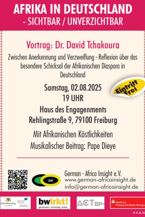 Afrika in Deutschland - Freiburg - 02.08.2025 19:00