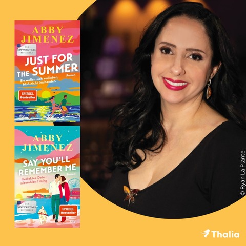 Lesung mit Bestseller-Autorin Abby Jimenez: &#8222;Just for the Summer&#8220; & &#8222;Say Youll Remember Me&#8220; - Hamburg - 16.10.2025 20:15