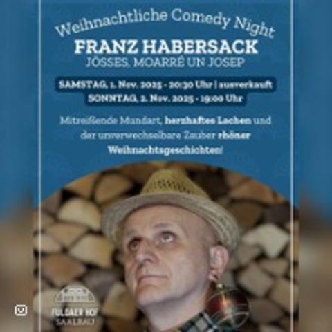 Franz Habersack - Jsses, Moarr un Josep - FULDA - 02.11.2025 19:00