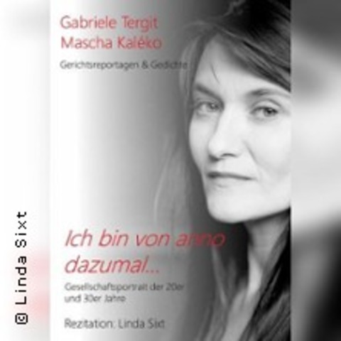 Gedichte / Reportagen der 1920/30er Jahre - BERLIN - 14.09.2025 19:00