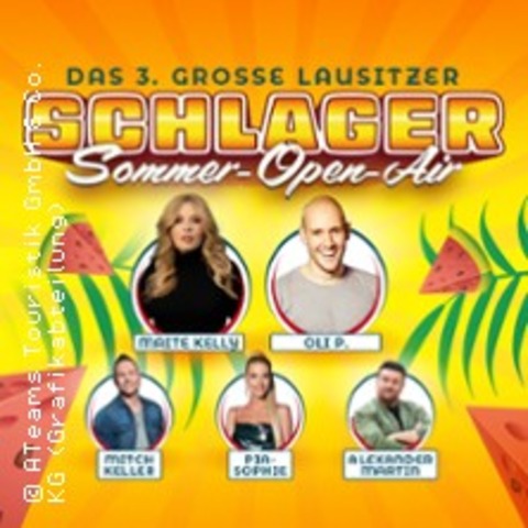 Das Lausitzer Schlager-Sommer-Open-Air mit Maite Kelly, Oli P - L�BAU - 28.06.2026 12:00