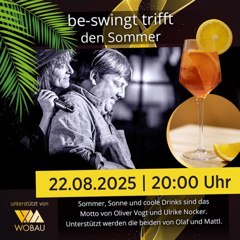be-swingt trifft den Sommer - Magdeburg - 22.08.2025 20:00