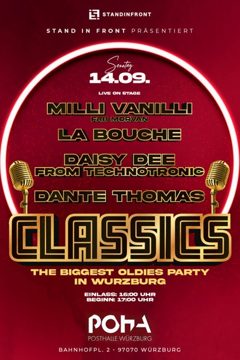 Classics - The biggest Oldies Party - Wrzburg - 14.09.2025 17:00