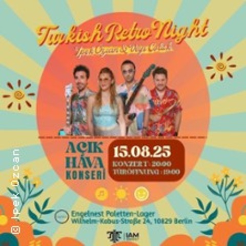 Turkish Retro Night Band | Open-Air Sommerkonzert - BERLIN - 15.08.2025 20:00