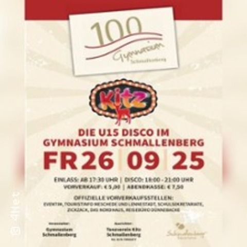 Kitz Disco - SCHMALLENBERG - 26.09.2025 17:30
