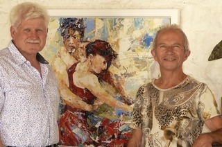 Doppelausstellung mit Malerei und Bildhauerei in Bickensohl