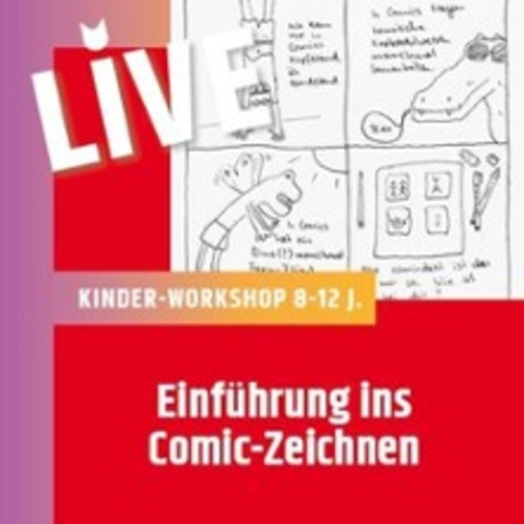 Kinder-Workshop (8-12 J.) - Einfhrung ins Comic-Zeichnen / Kreativ-Workshop - BERLIN - 23.09.2025 16:30