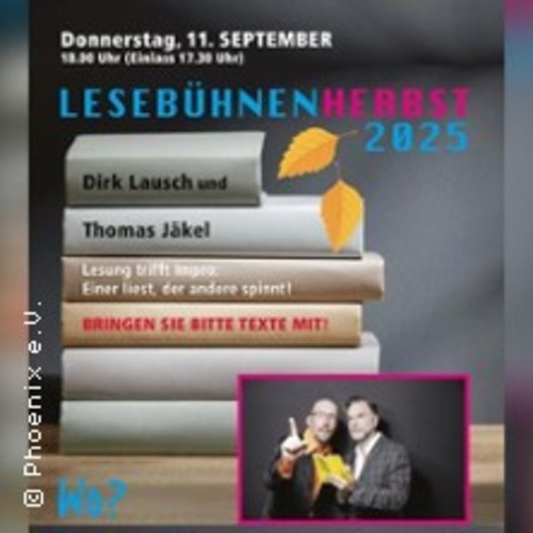 Lesebhnenherbst 2025 - BERLIN - 11.09.2025 18:00
