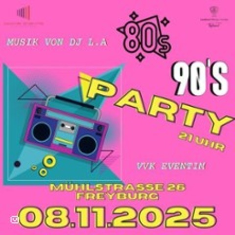 80er, 90er Party im Landhotel Weingut Schulze - FREYBURG - 08.11.2025 21:00