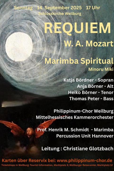 Mozart-Requiem und Marimba-Spirital - Weilburg - 14.09.2025 17:00