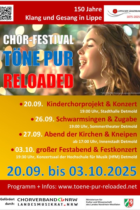 150 Jahre Lipp. Sngerbund - Konzert mit Kinder- und Erwachsenenchren - Detmold - 20.09.2025 19:00
