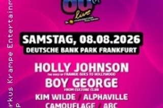 Die 80er Live 2026 Frankfurt