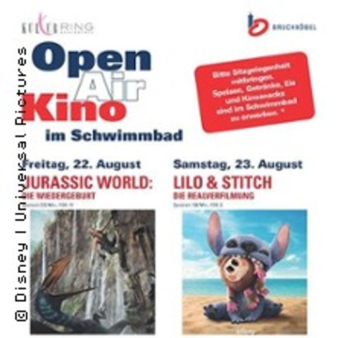 Open Air Kino: Lilo & Stitch - Die Realverfilmung - BRUCHKBEL - 23.08.2025 21:00