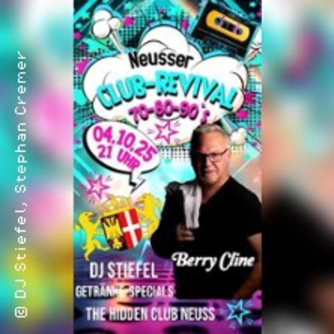 Neusser Club-Revivalparty - NEUSS - 04.10.2025 21:00