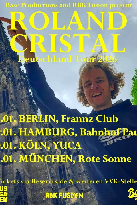 Roland Cristal - Deutschland Tour 2026 - M�nchen - 31.01.2026 20:30