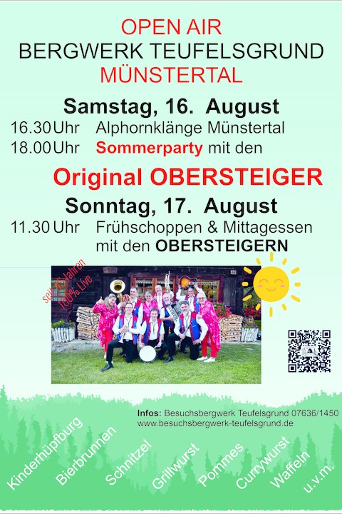 Open-Air Sommerparty - Mnstertal - 16.08.2025 16:30