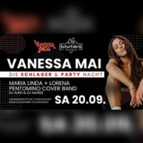 Vanessa Mai - Schlager & Party Nacht | mit Maria Linda & Pentomino Cover Band - Albstadt - 20.09.2025 21:00