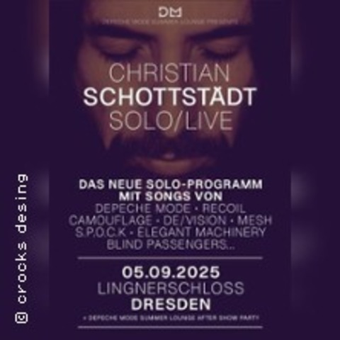 Christian Schottstadt spielt Keyscene - DRESDEN - 05.09.2025 21:00