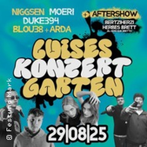 Luises Konzertgarten mit Niggsen - Magdeburg - 29.08.2025 20:00