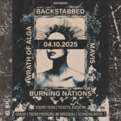 Backstabbed, Burning Nations + More - Freiburg - 04.10.2025 19:00