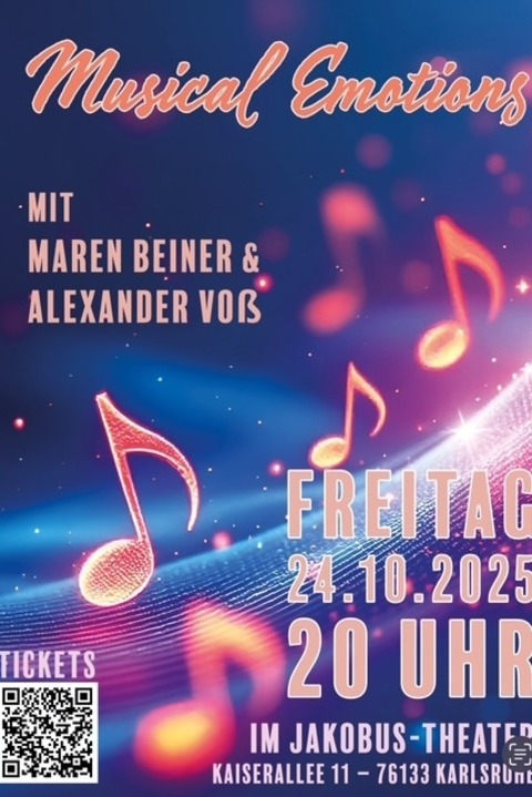 Musical Emotions - Gastspiel - Karlsruhe - 24.10.2025 20:00